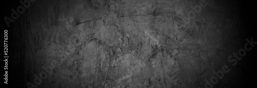 Wallpaper Mural Old wall texture cement dark black gray  background abstract grey color design are light with white gradient background. Torontodigital.ca
