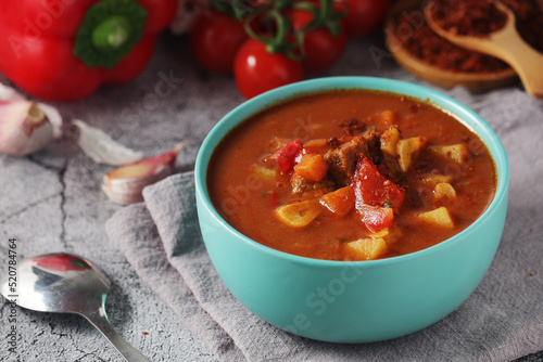 Traditional Hungarian meat stew - Goulash