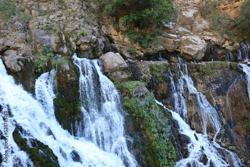 Tomara Waterfall in Gumushane  Turkey.