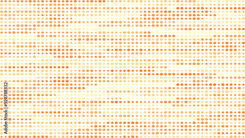 Polka dot background in shades of yellow and orange.