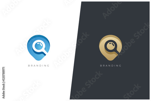 Trade Survey Marketing Trading Networking Vector Logo Concept