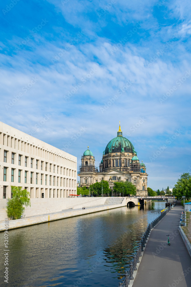 the reconstructed Berlin castle and the Berlin cathedral
