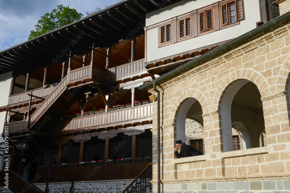 Obraz premium View of St John the Baptist Bigorski monastery in Macedonia