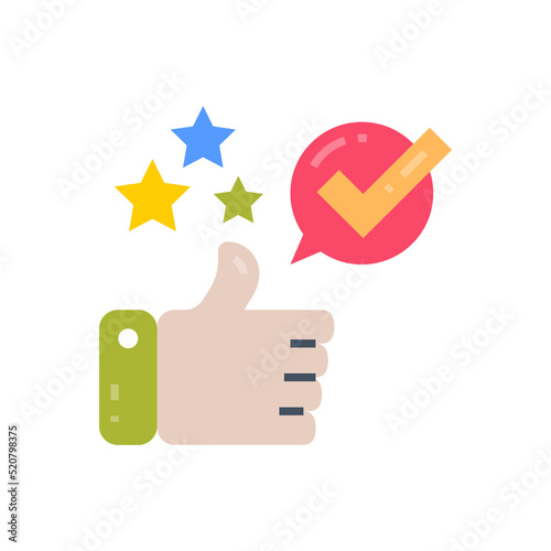 Recommendations icon in vector. Logotype