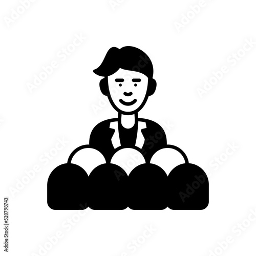Presentation icon in vector. Logotype