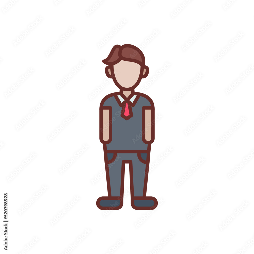 Employee icon in vector. Logotype