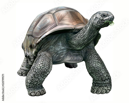 Photography Giant, Seychelles giant tortoise, Aldabrachelys gigantea