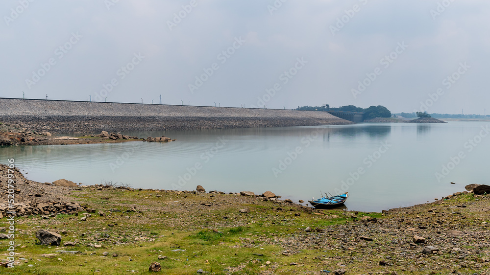 The Maithon Dam reservoir is located near Dhanbad, Jharkhand