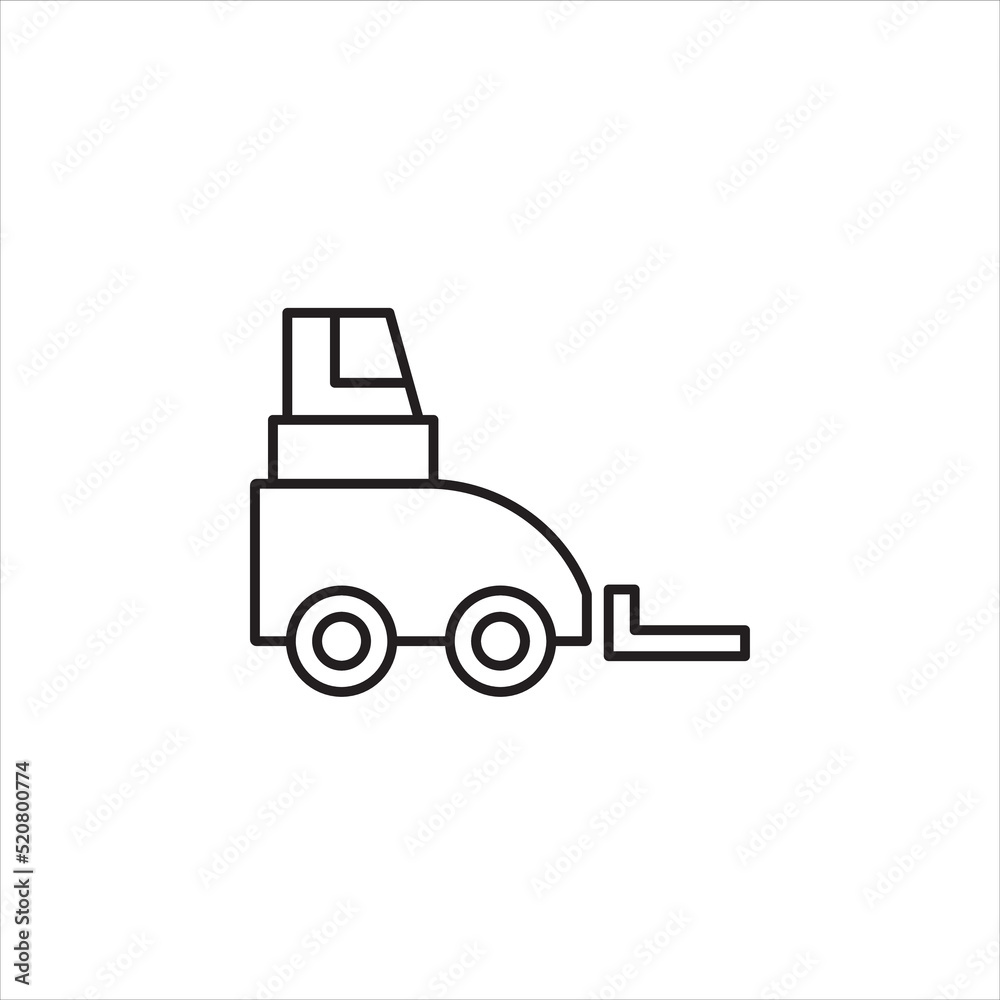 forklift vector for website symbol icon presentation