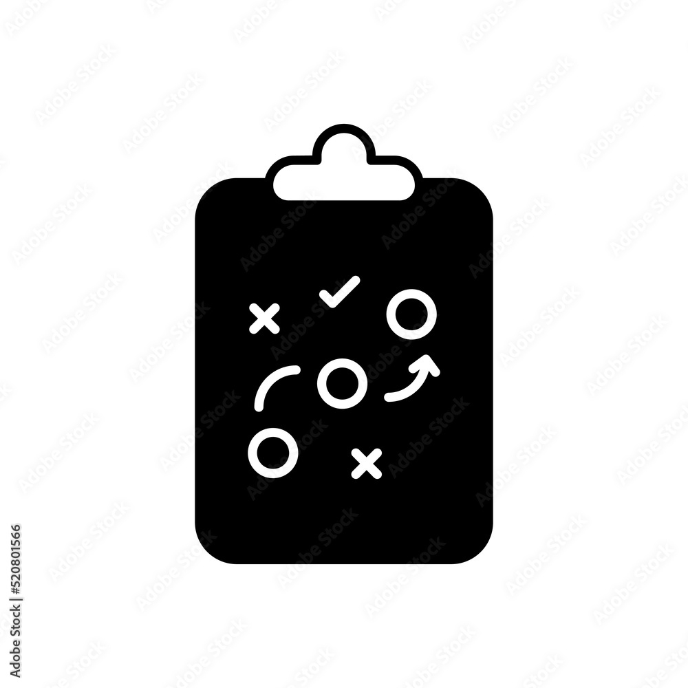 Tactics icon in vector. Logotype