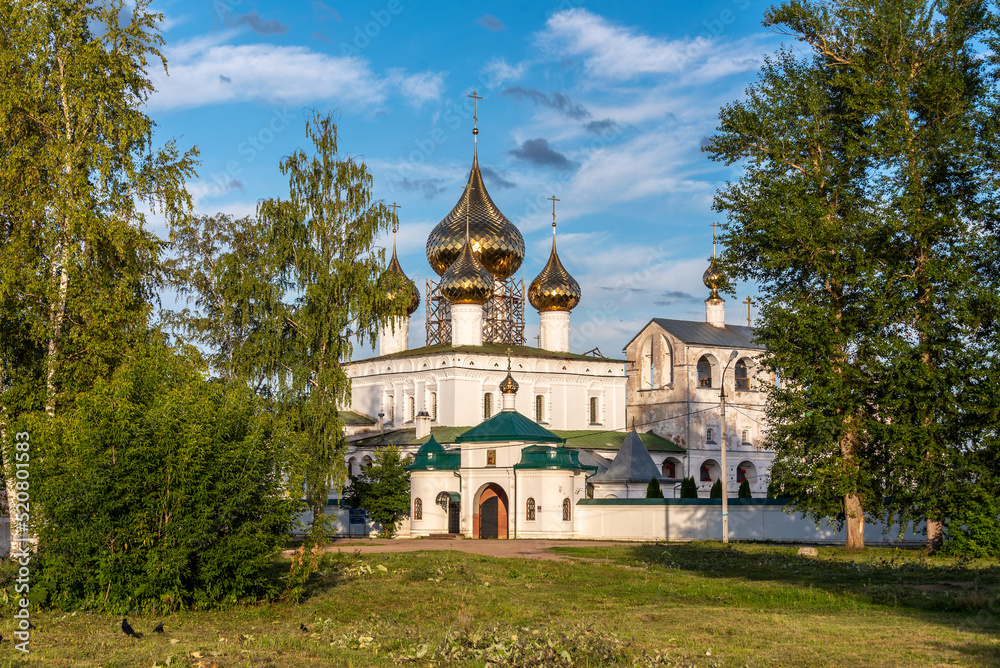 Resurrection Cathedral  in the ancient town of Uglich, Yaroslavl region, Russia	