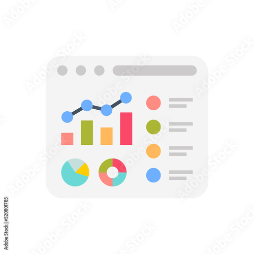 Project Dashboard icon in vector. Logotype