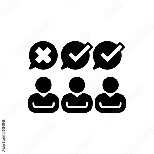 Recruitment icon in vector. Logotype