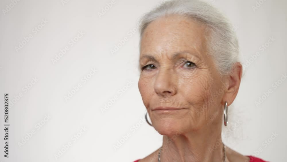 Displeased upset woman reacting to unpleasant awful idea, dissatisfied with bad quality, shake head No, dismiss idea, dont like proposal.
