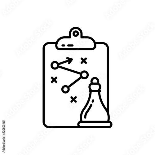 Business Strategy icon in vector. Logotype