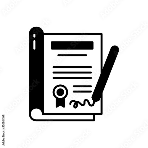 Obraz na plátně Ethical Obligations icon in vector. Logotype