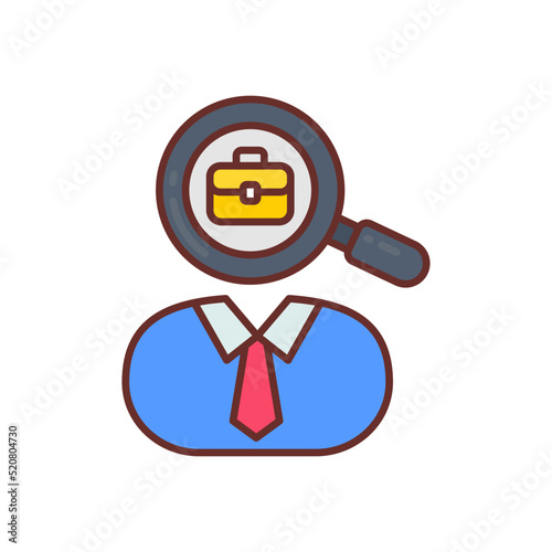Find Candidate icon in vector. Logotype