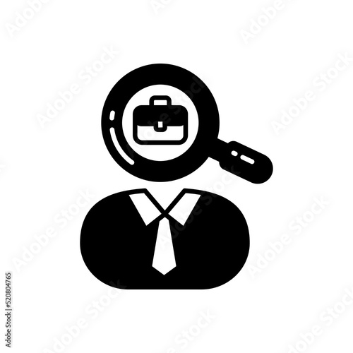 Find Candidate icon in vector. Logotype