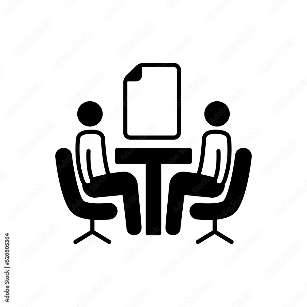 Fototapeta premium Business Contract icon in vector. Logotype