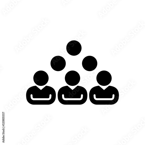 Audience icon in vector. Logotype