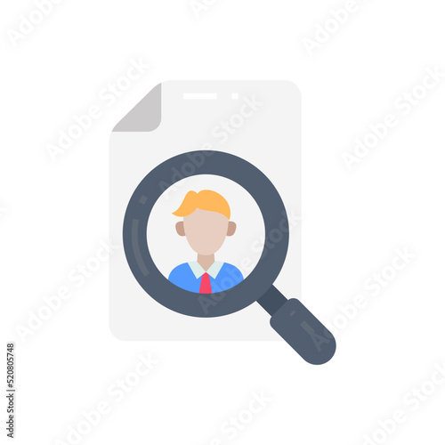 Hunting Employee icon in vector. Logotype