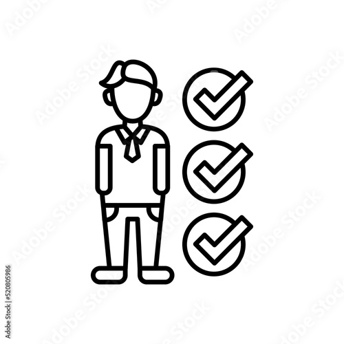 Multi Tasking icon in vector. Logotype