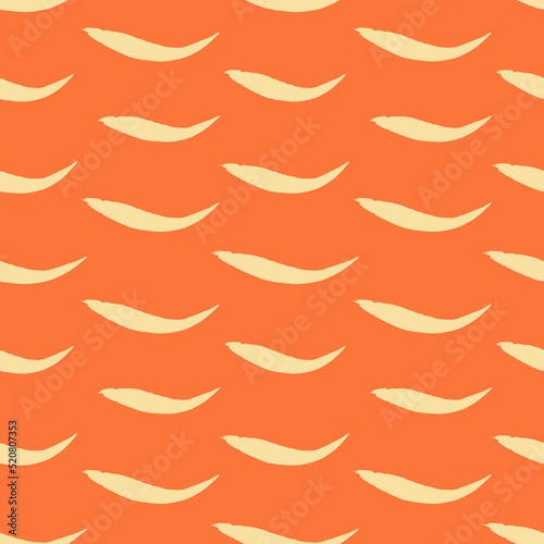 Seamless pattern with brush strokes elements Vector illustration