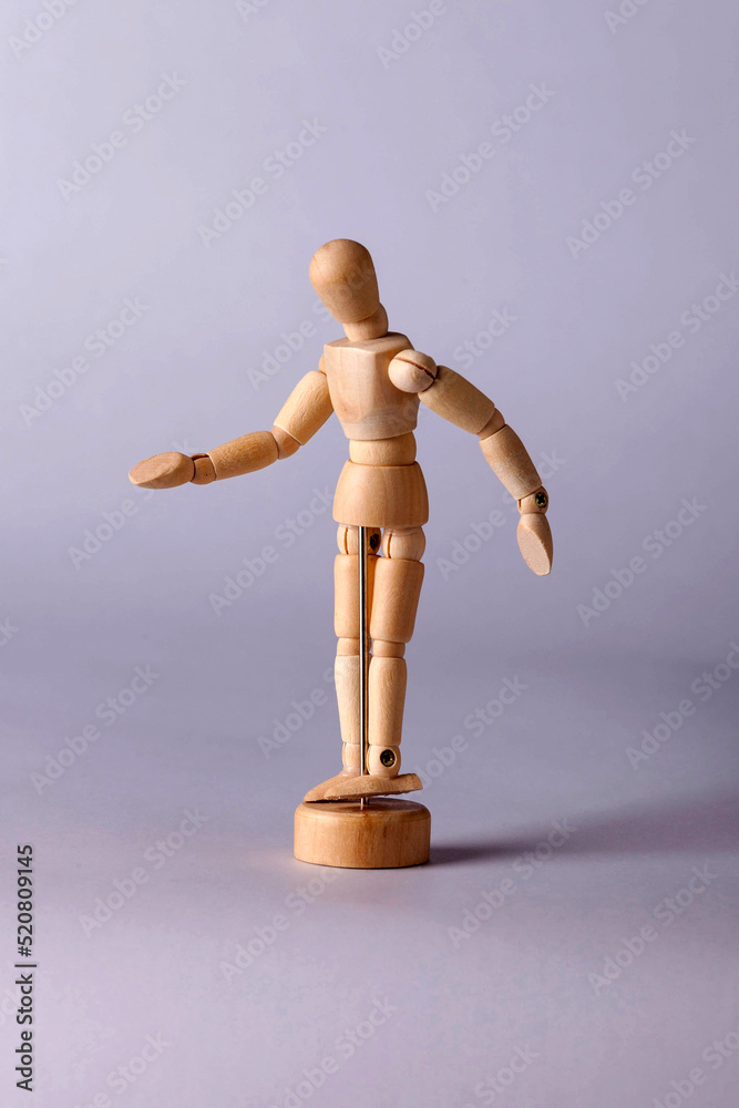 Wooden model of a human figure for drawing_10 Wooden model of a human figure for drawing_10