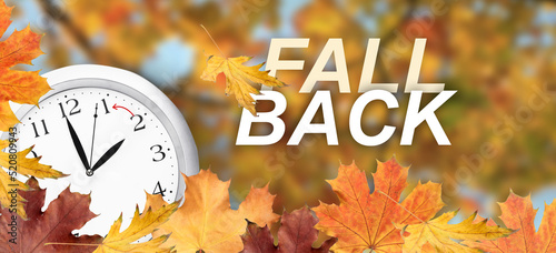 Simple clock on white backg...