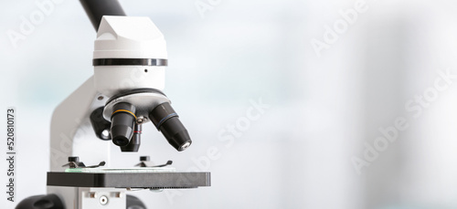 Modern microscope in scient...