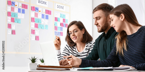Young business people with ...