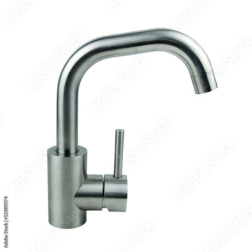Kitchen faucet on a white background