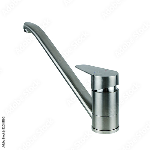 Kitchen faucet on a white background