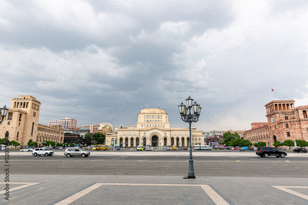 View over the city of Yerevan, capital of Armenia