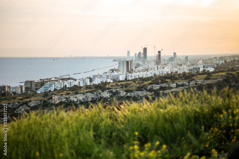 limassol view from hill viewpoint