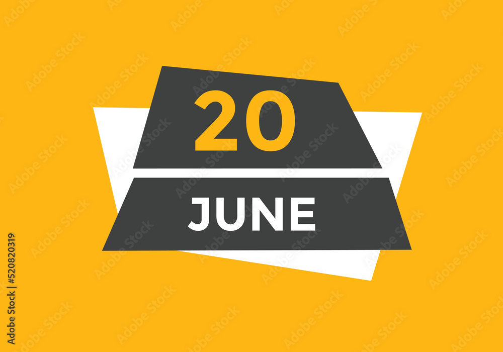 june 20 Calendar icon Design. Calendar Date 20th june. Calendar template
june 20 Calendar icon Design. Calendar Date 20th june. Calendar template