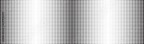 Dotted gradient background. Halftone black dot design. Light effect. Vector isolated object for website, card, poster