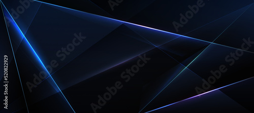 blue abstract ,background polygon elegant background and banner business  product present