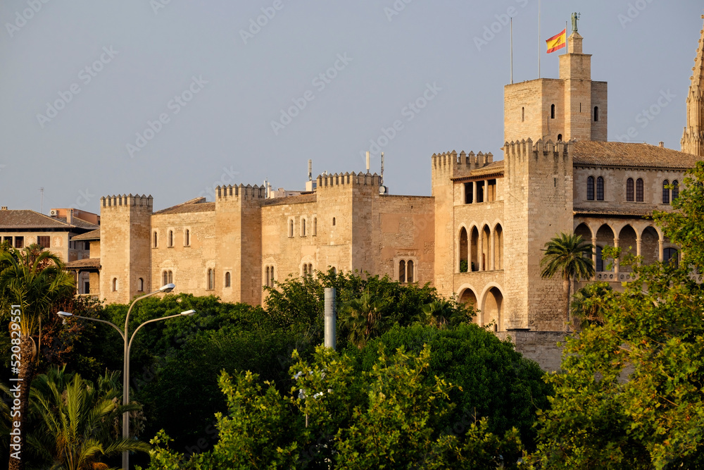 Palacio de L´Almudaina (s.XIII-XIV), Palma, Mallorca, balearic islands, Spain