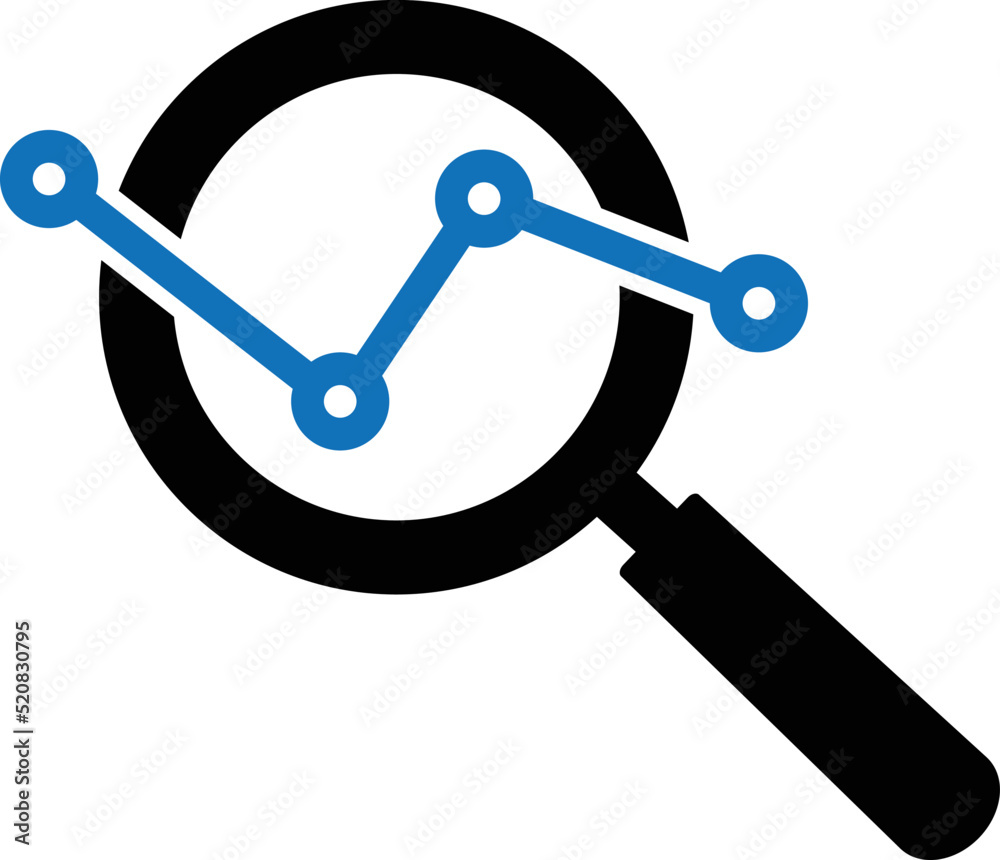 analysis Icon vector. Market Research Icon analysis Icon vector. Market Research Icon