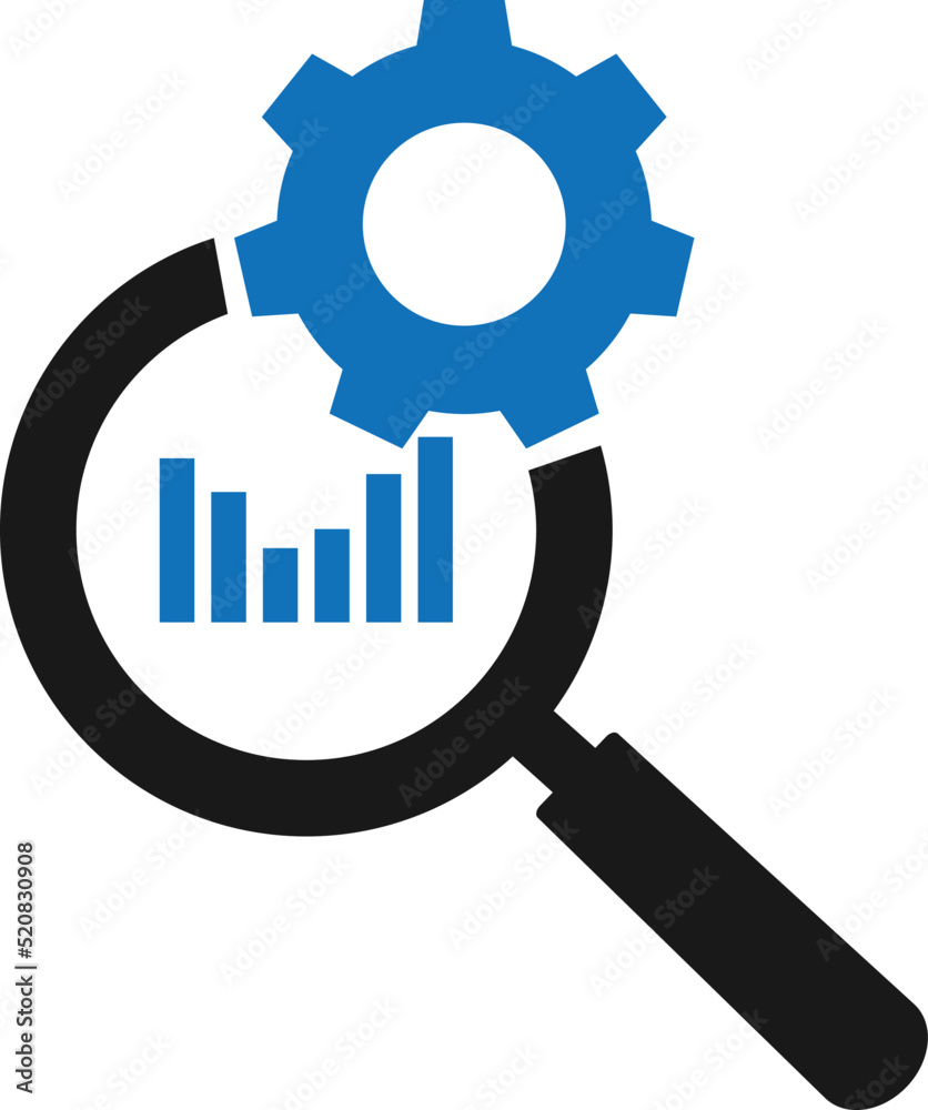 Market Research Icon. Analysis icon vector Market Research Icon. Analysis icon vector