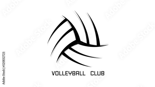 Volleyball icon symbol vector, isolated on white background, illustration Vector EPS 10, can use for  Volleyball Championship Logo