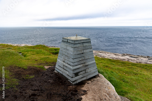 Knivskjellodden at North Cape (Nordkapp) on Mageroya Island, North Cape (Nordkapp), Finnmark, Norway photo