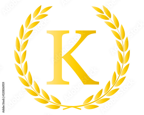 Letter K Initial Luxurious Brand Logo Template