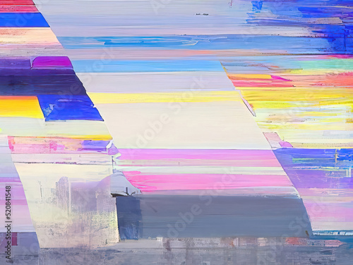 paint roller and rainbow
