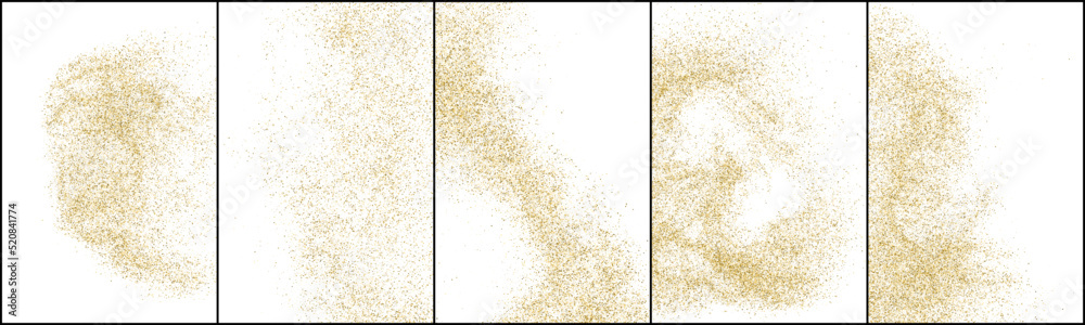 © sergio34 - Set of Gold Glitter Texture Isolated On White. Amber Particles Color. Stardust Background. Golden Explosion Of Confetti. Vector Illustration, Eps 10. © sergio34 - Set of Gold Glitter Texture Isolated On White. Amber Particles Color. Stardust Background. Golden Explosion Of Confetti. Vector Illustration, Eps 10.