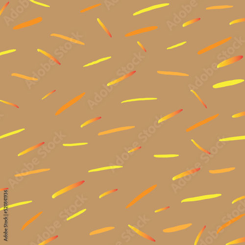 Color brush strokes of paint with a gradient on a colored background for wrapping paper