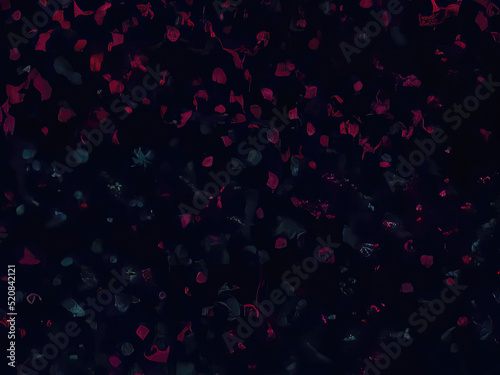 red background