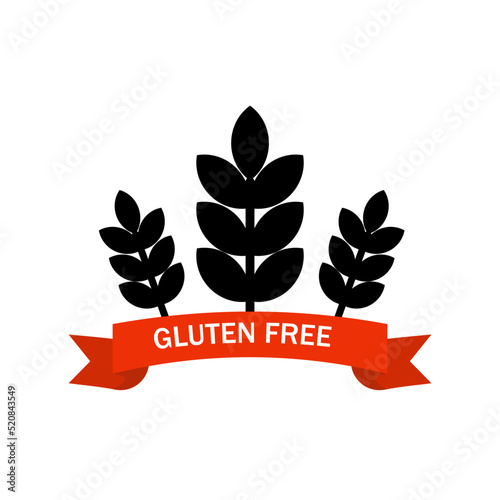 gluten-free - vector icon, symbol,