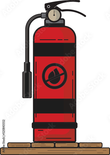 fire extinguisher vector illustration